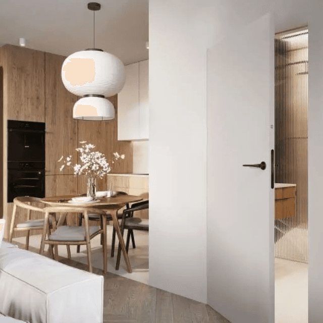 Drzwi ukryte Porta HIDE Bezprzylgowe (otwierane na zewnątrz) Lewe 80cm plaster miodu, SPA1110L08LBP0A7U0H000, PORTA