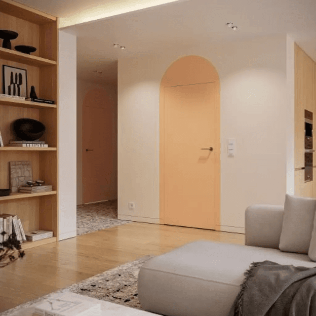 Drzwi ukryte Porta Hide Odwrotna przylga (otwierane do wewnątrz) Prawe 70cm plaster miodu, SPP1110P07LBP0A7U0H000, PORTA