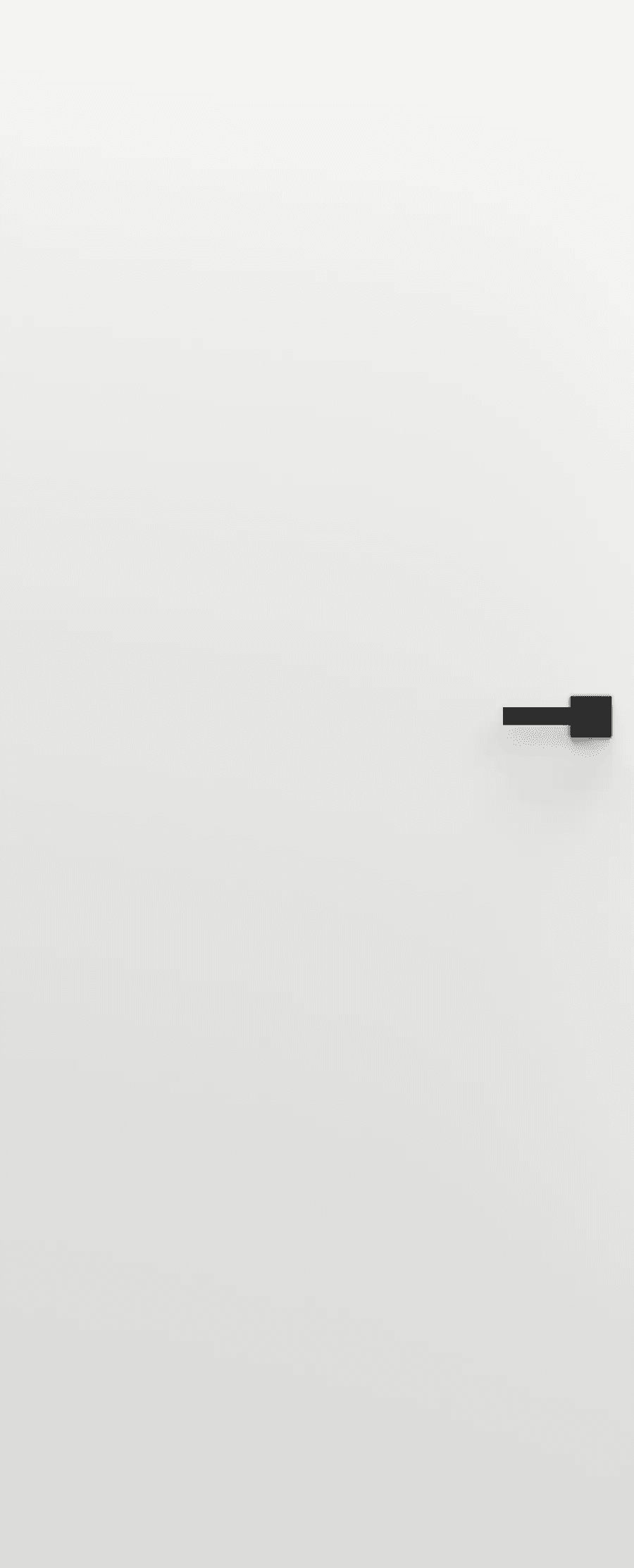 Drzwi ukryte Porta HIDE Bezprzylgowe (otwierane na zewnątrz) Lewe 70cm plaster miodu, SPA1110L07LBP0A7U0H000, PORTA