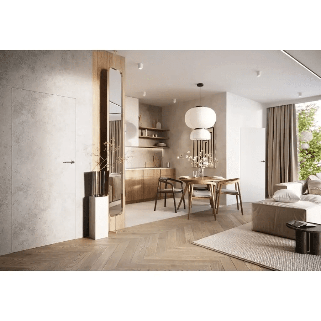 Drzwi ukryte Porta HIDE Bezprzylgowe (otwierane na zewnątrz) Lewe 70cm plaster miodu, SPA1110L07LBP0A7U0H000, PORTA