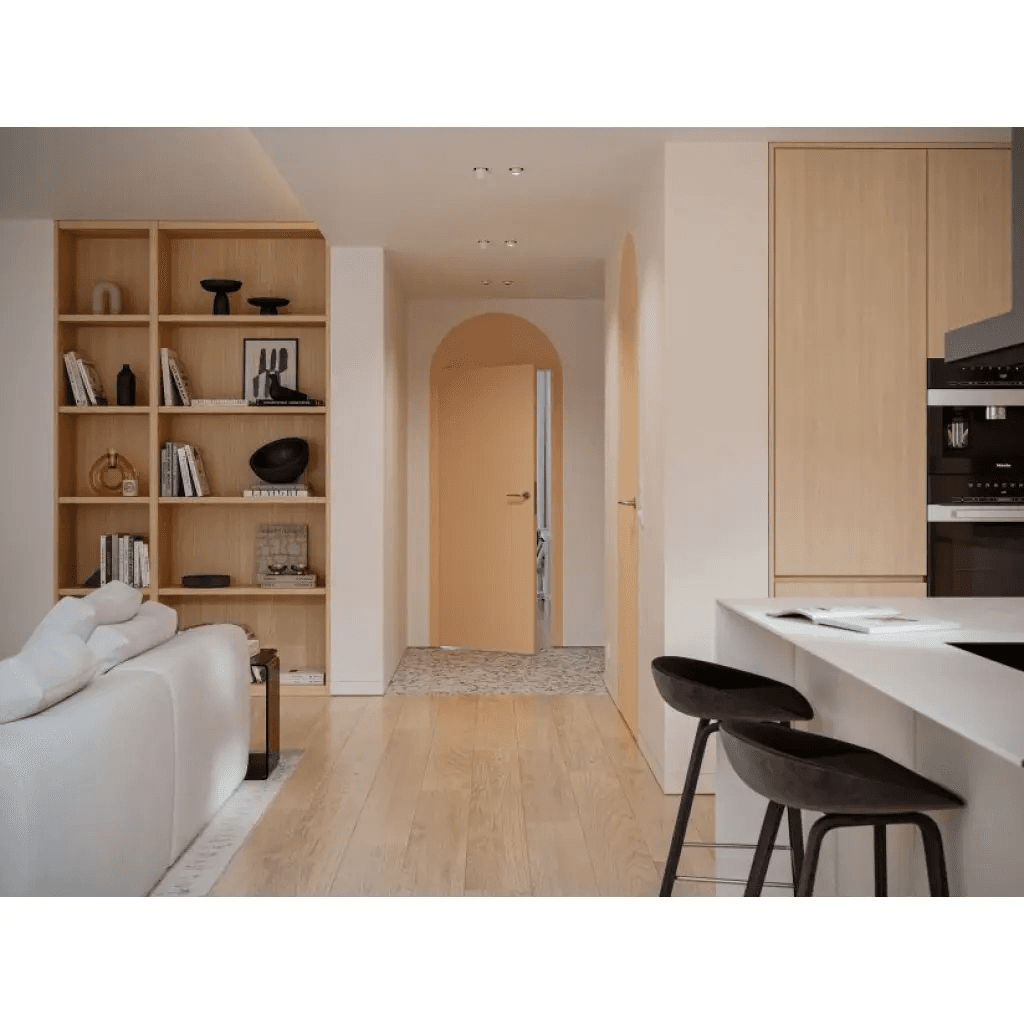 Drzwi ukryte Porta HIDE Bezprzylgowe (otwierane na zewnątrz) Lewe 70cm plaster miodu, SPA1110L07LBP0A7U0H000, PORTA