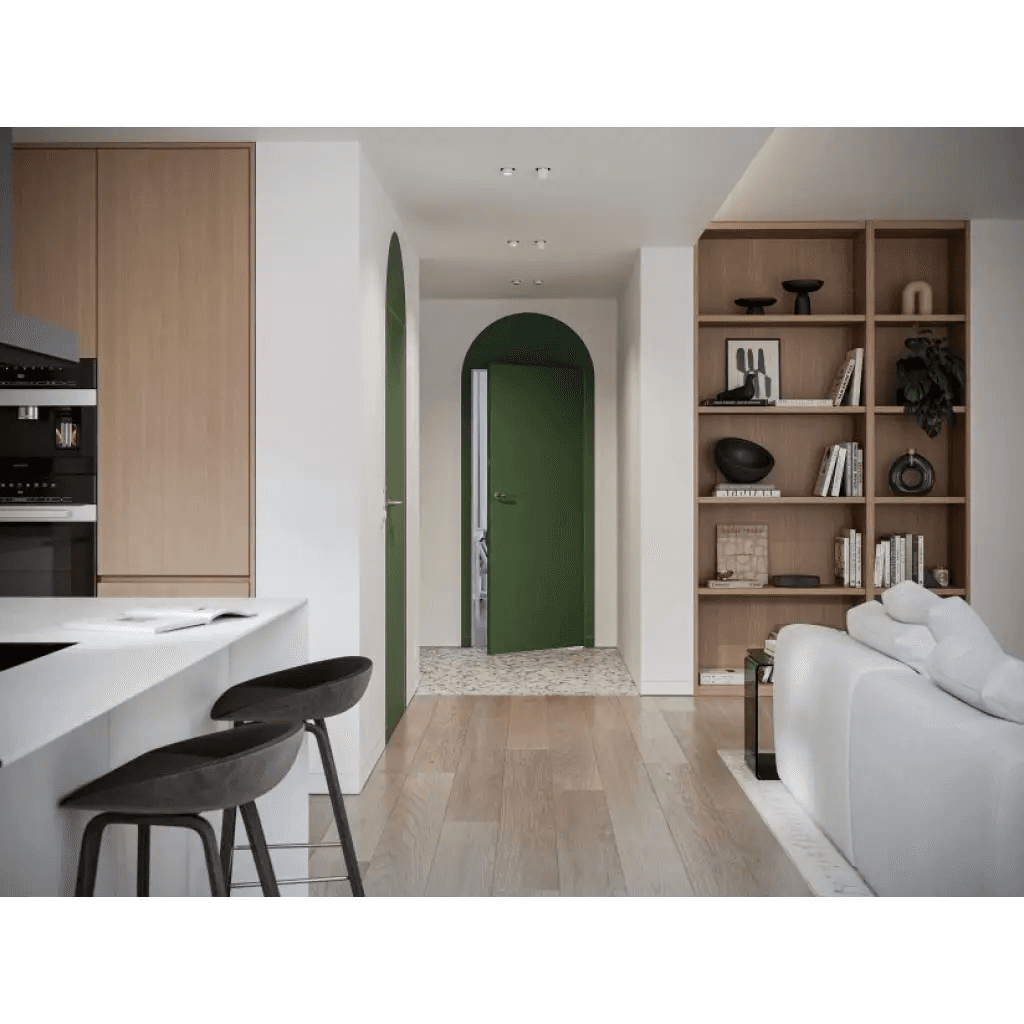 Drzwi ukryte Porta HIDE Bezprzylgowe (otwierane na zewnątrz) Prawe 70cm plaster miodu, SPA1110P07LBP0A7U0H000, PORTA