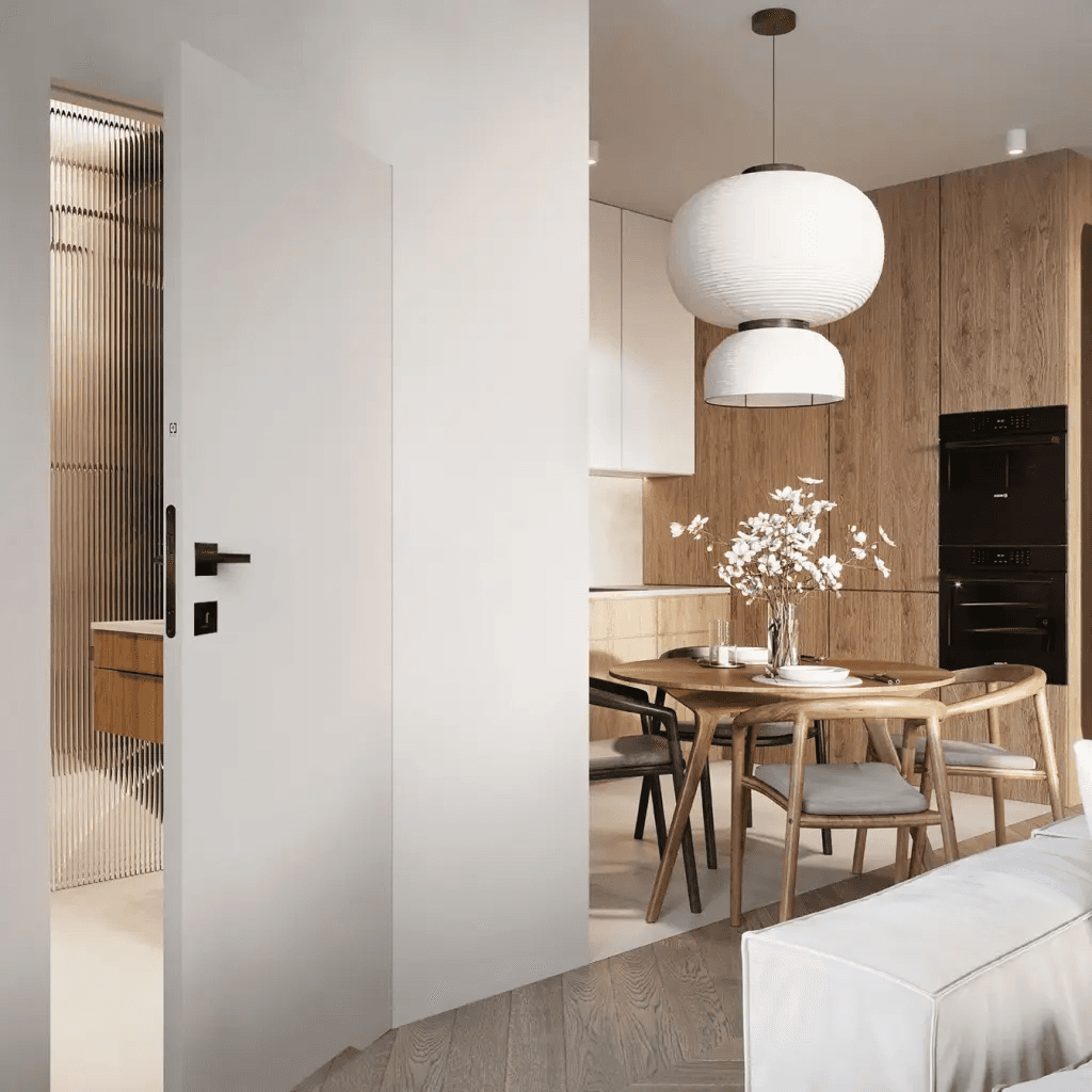 Drzwi ukryte Porta HIDE Bezprzylgowe WC (otwierane na zewnątrz) Prawe 80cm plaster miodu, SPA1110P08LBPWAYU0H000, PORTA