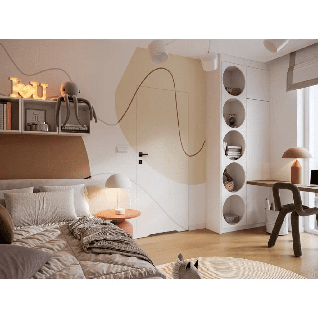 Drzwi ukryte Porta HIDE Bezprzylgowe WC (otwierane na zewnątrz) Prawe 80cm plaster miodu, SPA1110P08LBPWAYU0H000, PORTA