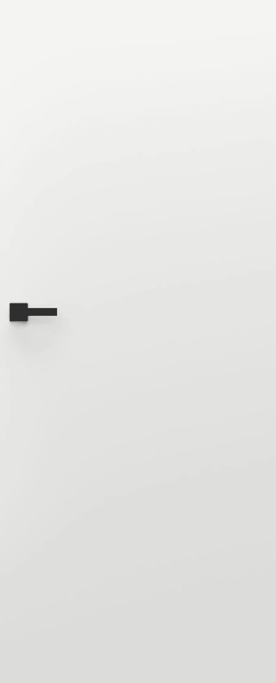 Drzwi ukryte Porta HIDE Bezprzylgowe (otwierane na zewnątrz) Prawe 80cm płyta, SPA1110P08LBP0A7V0O000, PORTA