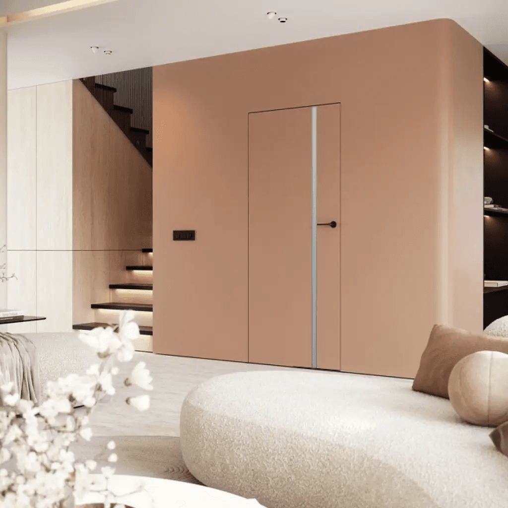 Drzwi ukryte PORTA HIDE 4.A Bezprzylgowe (otwierane na zewnątrz) Lewe 80cm płyta, SPA14A0L08LBP0A7V0O300, PORTA