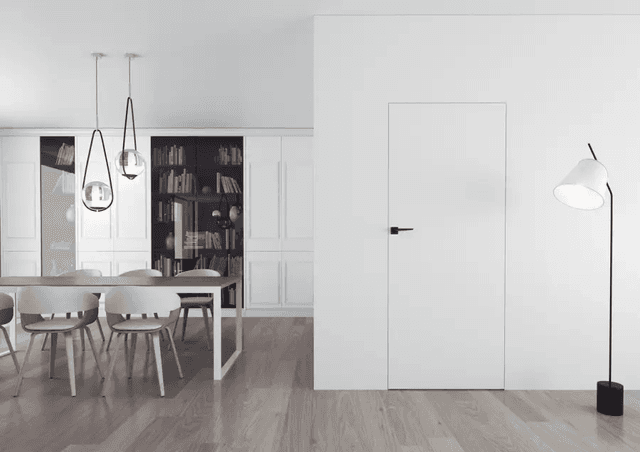 Drzwi Sara Eco 2 odwrotna przylga ukryte lewe 90 cm płyta, DRE 400010399, DRE