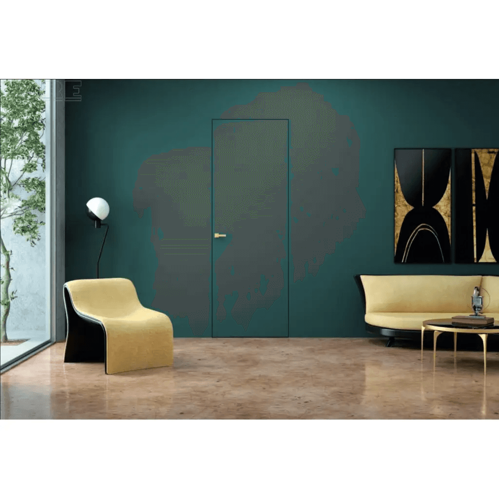 Drzwi Sara Eco 2 bezprzylgowe ukryte lewe 90 cm płyta, DRE 400010401, DRE