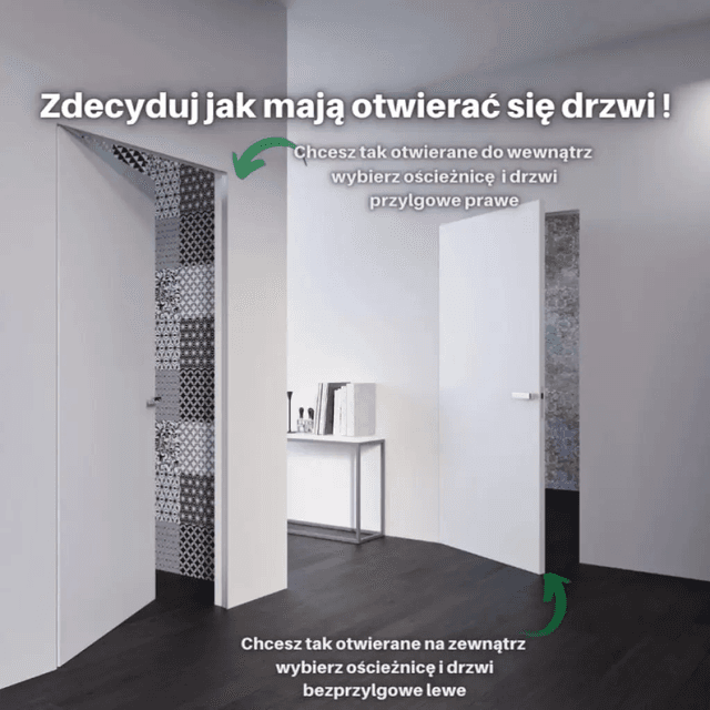 Drzwi Sara Eco 2 bezprzylgowe ukryte lewe WC 80 cm plaster miodu, DRE 400010029, DRE