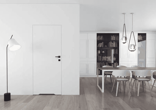 Drzwi Sara Eco 2 bezprzylgowe ukryte lewe WC 60 cm płyta, DRE 400010381, DRE