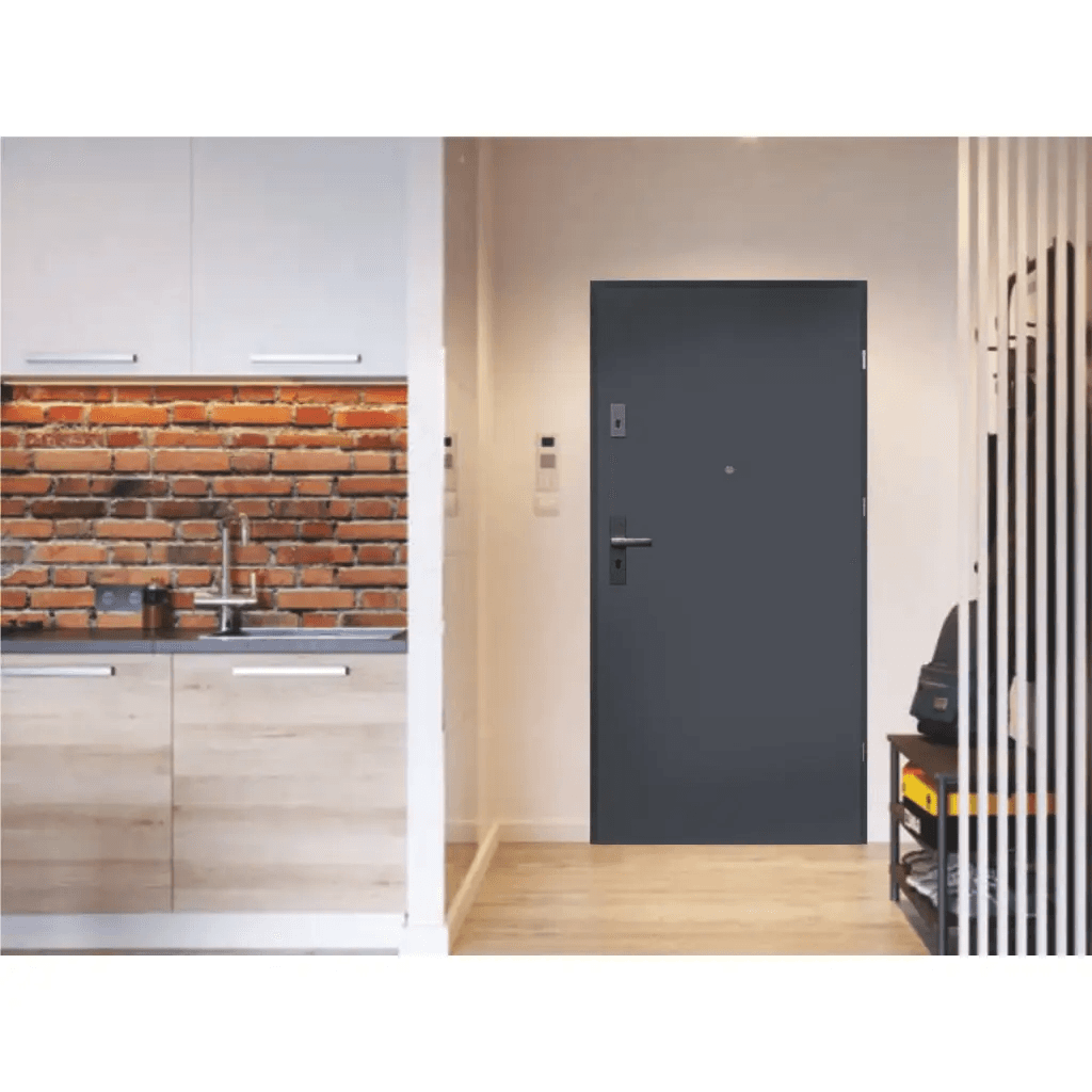 Drzwi Wejściowe Opal Prawe 80 Antracyt, SPEO0P0P082NCJSL30O000, PORTA
