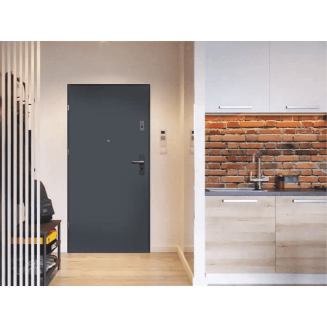 Drzwi Wejściowe Opal Lewe 80 Antracyt, SPEO0P0L082NCJSL30O000, PORTA