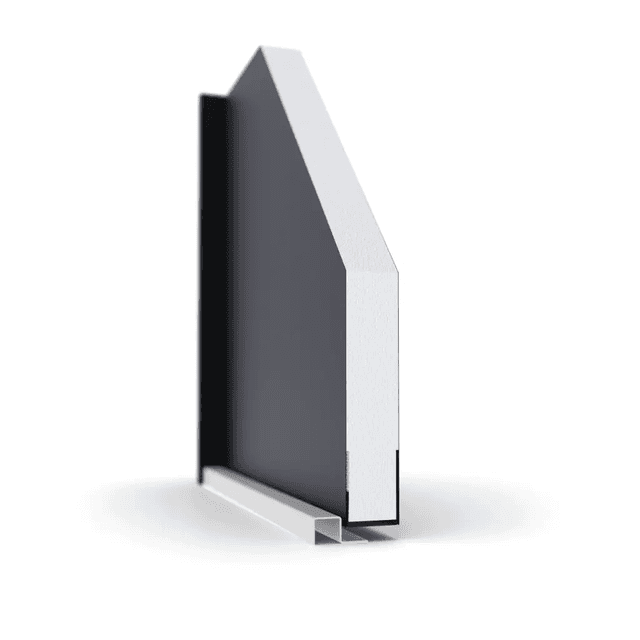 Drzwi techniczne stalowe 80 cm prawe Ecouni, T40 URAN 2 BIAŁY/80 PRAWE, Domoferm