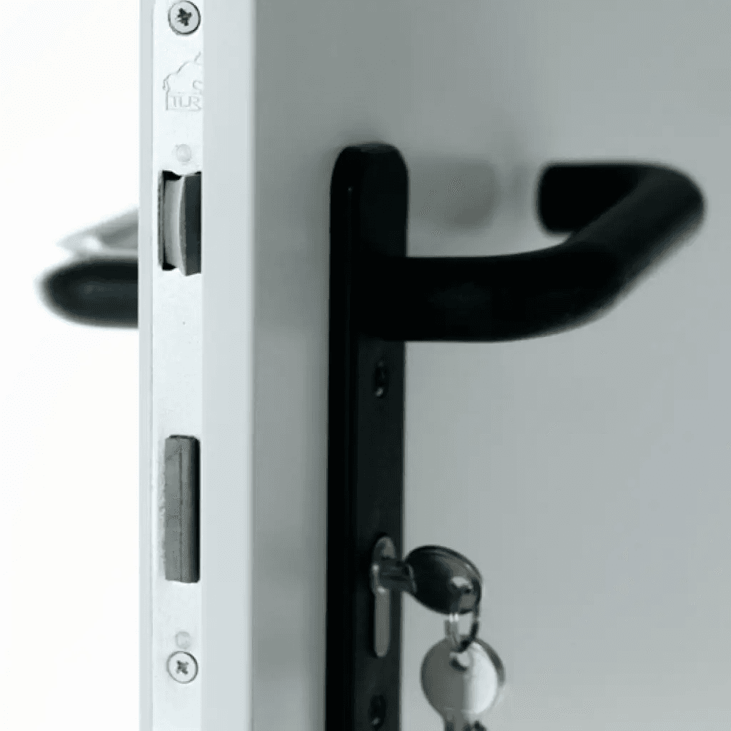 Drzwi techniczne stalowe 80 cm lewe Ecouni, T40 URAN 2 BIAŁY/80 LEWE, Domoferm