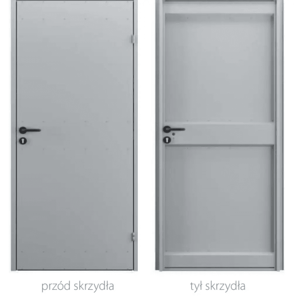 Drzwi uniwersalne metalowe Porta 80 model 2 , DNWPL2MU080000SP2K0000, PORTA