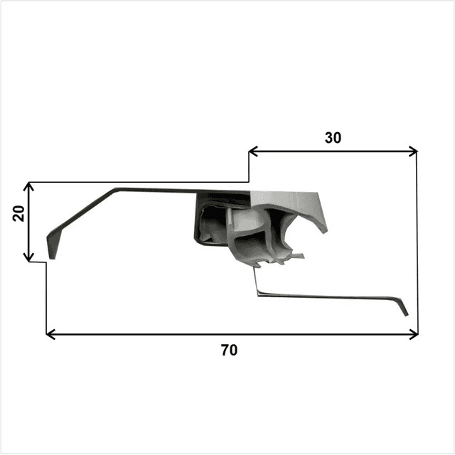 Próg stalowy do drzwi wejściowych DRE Enter, 5903727584554, DRE