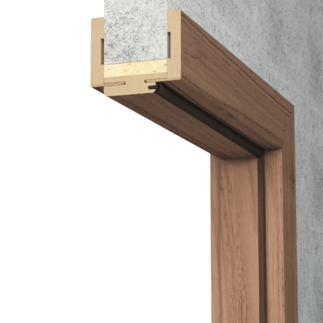 Ościeżnica regulowana Finish z kątownikiem T80 140-160 Prawa 70cm przylgowa, DRE 400010980, DRE