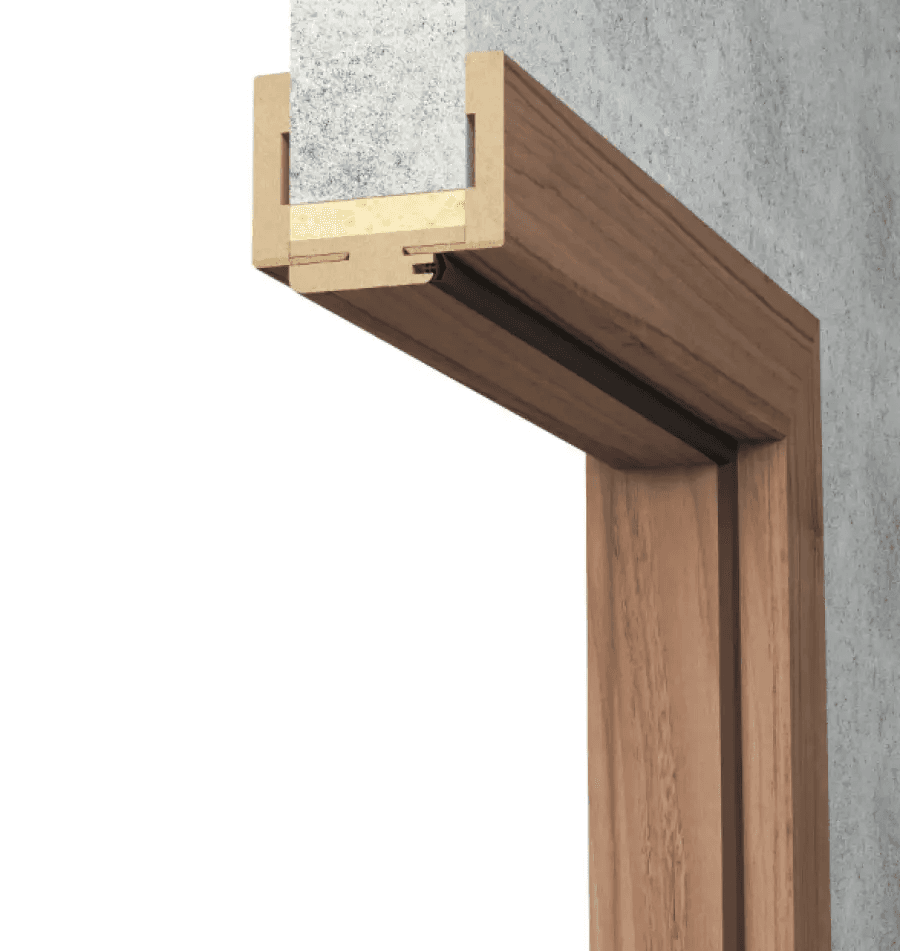 Ościeżnica regulowana z kątownikiem T80 200-220 80cm Prawa przylgowa, 5901316119576, DRE