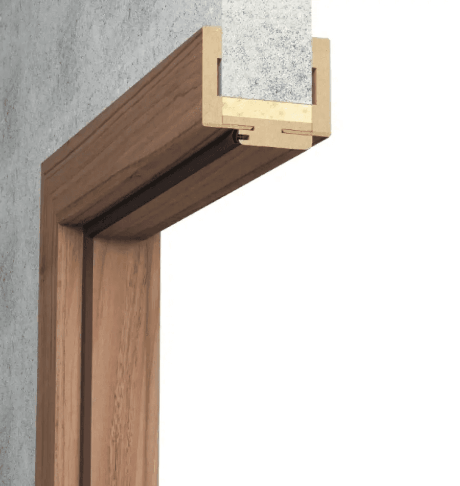 Ościeżnica regulowana z kątownikiem T80 240-260 70cm Lewa przylgowa, 5901316119361, DRE