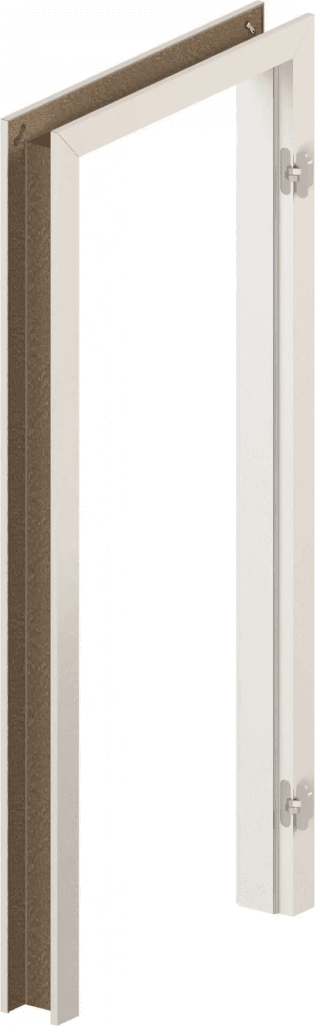 Ościeżnica regulowana porta SYSTEM ELEGANCE, zakres B (95-115mm) Lewa 80cm bezprzylgowa, OPAP0B0L08DBI0AMU80000, PORTA