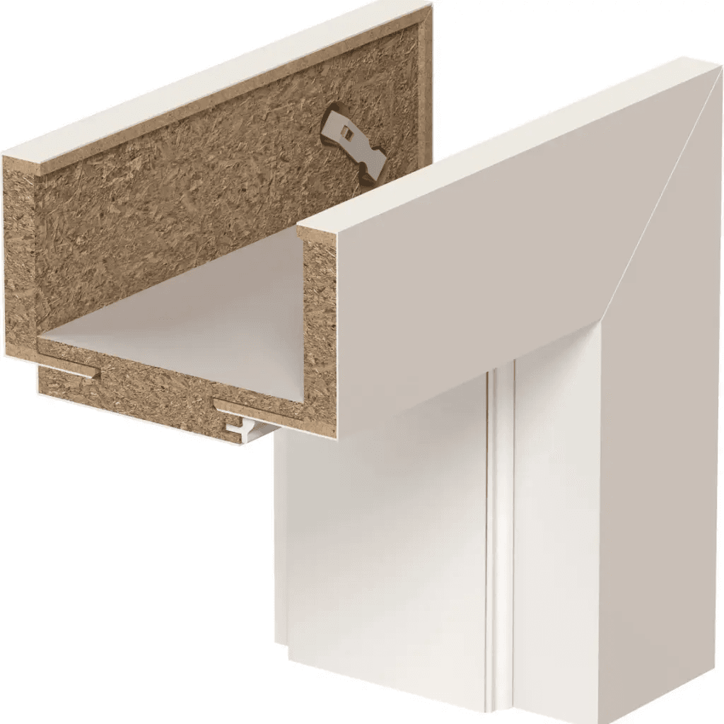 Ościeżnica regulowana Porta SYSTEM ELEGANCE B 95-115 Lewa 80cm bezprzylgowa, OPAP0B0L08UBI0AMU80000, PORTA