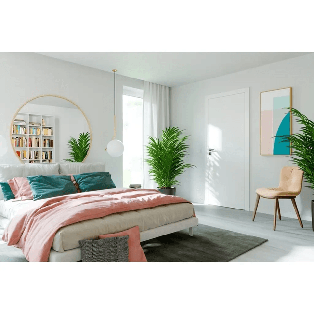 Ościeżnica regulowana Porta SYSTEM ELEGANCE C 120-140 Lakier UV Lewa 80cm bezprzylgowa, OPAP0C0L08WBI0AZU80000R, PORTA