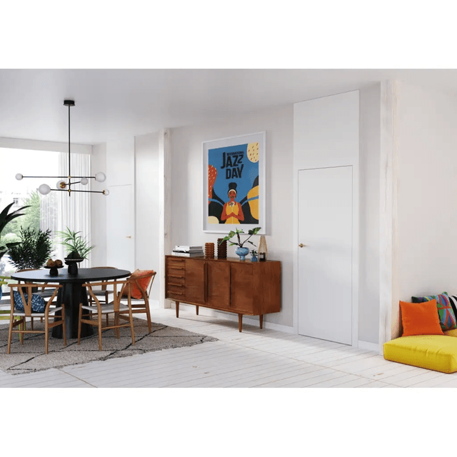 Ościeżnica regulowana Porta SYSTEM ELEGANCE C 120-140 Lakier UV Lewa 80cm bezprzylgowa, OPAP0C0L08WBI0AZU80000R, PORTA