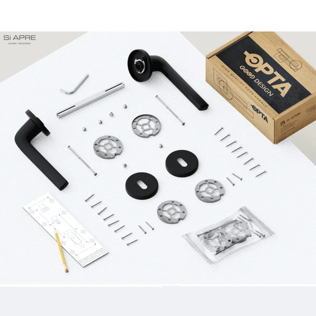 Rozeta okrągła Roana WK pod klucz Czarna, 5907609713797, Si Apre